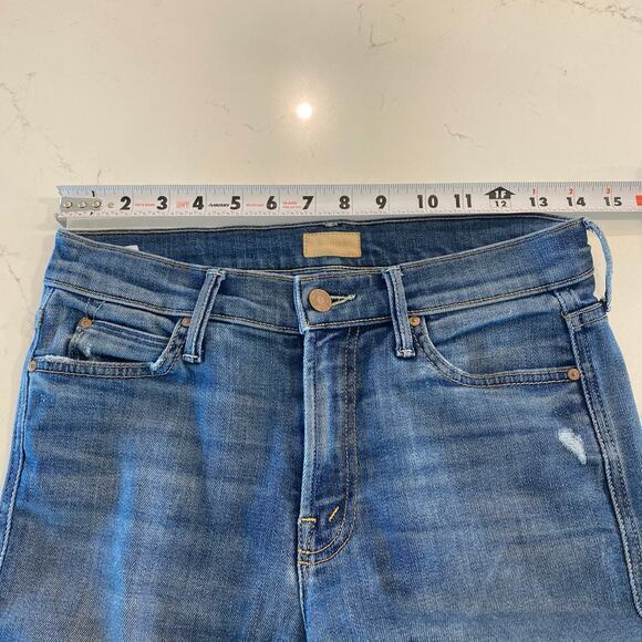 MOTHER Denim The Rascal Ankle Cropped Jean in Wild Size‎ 27 - Picture 10 of 12